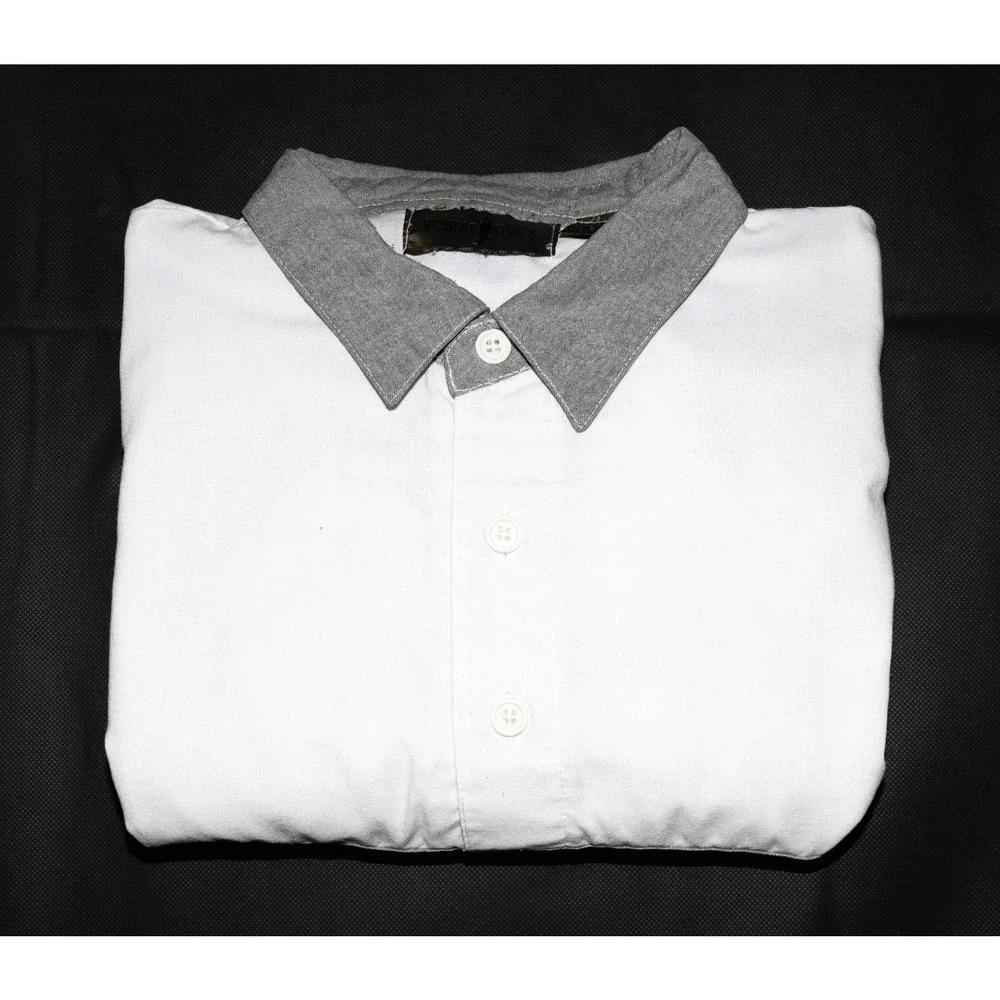 Robert Stock Men's Short Sleeve‎ Banded Bottom Pullover Shirt Size Large